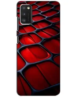 Чехол для Xiaomi POCO M3 с картинкой «Красная глянцевая сетка»