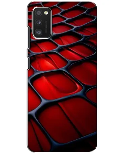 Чехол для Xiaomi POCO M3 с картинкой «Красная глянцевая сетка»