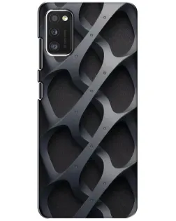 Чехол для Xiaomi POCO M3 с картинкой «Объемное серое плетение»