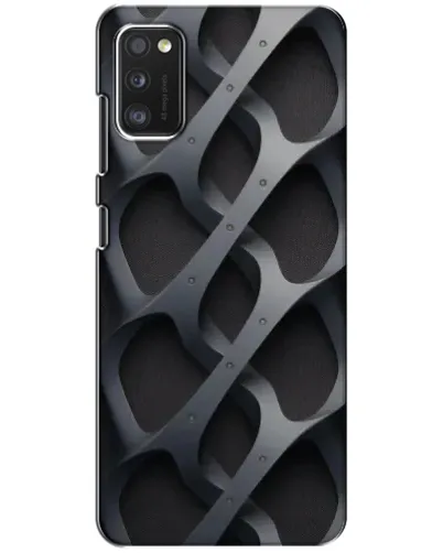 Чехол для Xiaomi POCO M3 с картинкой «Объемное серое плетение»