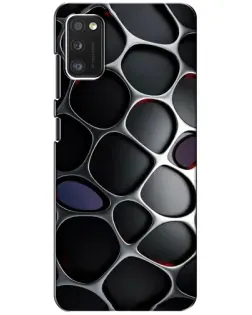 Чехол для Xiaomi POCO M3 с картинкой «Объемная темная решетка»