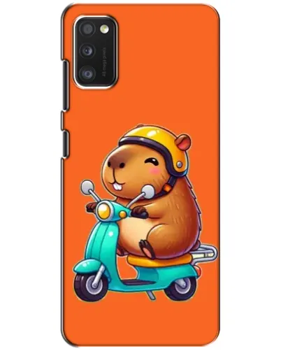 Чохол для Xiaomi POCO M3 з картинкою «Капібара на скутері»