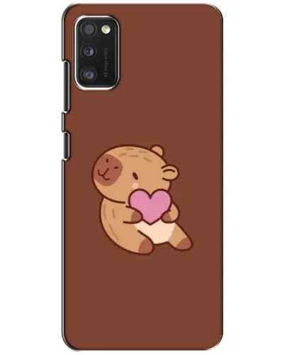 Чохол для Xiaomi POCO M3 з картинкою «Капібара з серцем»