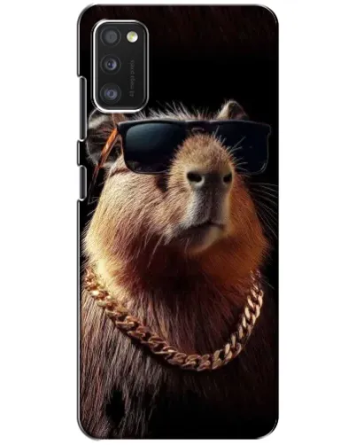 Чохол для Xiaomi POCO M3 з картинкою «Капібара золотий ланцюг»