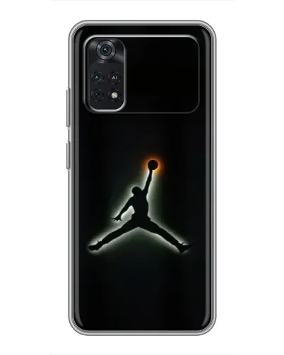 Чехол для Xiaomi POCO M4 Pro 4G с картинкой «Jordan Gradient Logo»