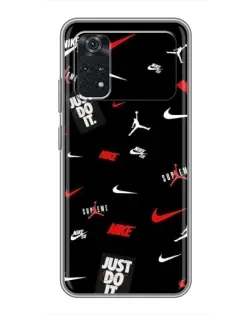 Чехол для Xiaomi POCO M4 Pro 4G с картинкой «Nike Mix Pattern»