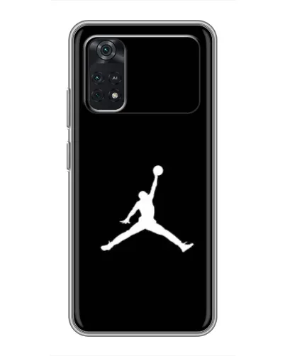 Чехол для Xiaomi POCO M4 Pro 4G с картинкой «Jordan Silhouette»