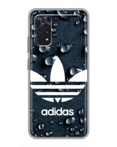 Чехол для Xiaomi POCO M4 Pro 4G с картинкой «Adidas Trefoil Blue»