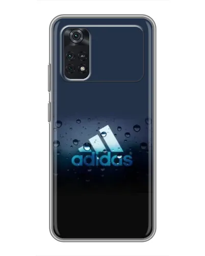 Чехол для Xiaomi POCO M4 Pro 4G с картинкой «Adidas Water Drops»