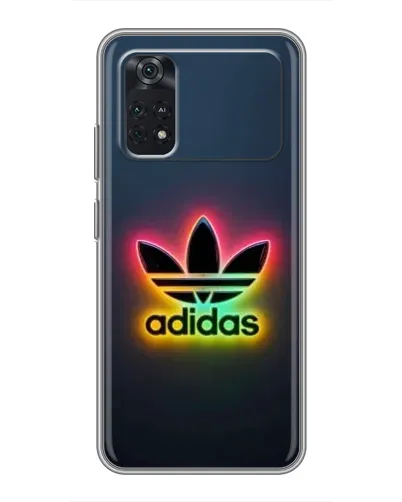 Чехол для Xiaomi POCO M4 Pro 4G с картинкой «Неоновый Adidas»