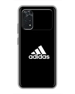 Чехол для Xiaomi POCO M4 Pro 4G с картинкой «Черная классика Adidas»