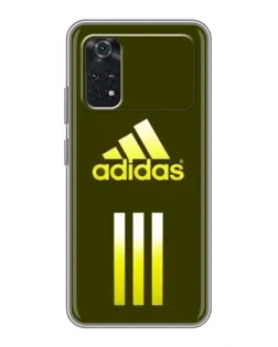 Чехол для Xiaomi POCO M4 Pro 4G с картинкой «Оливковый градиент Adidas»