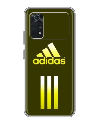 Чехол для Xiaomi POCO M4 Pro 4G с картинкой «Оливковый градиент Adidas»