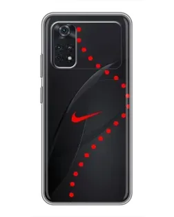 Чехол для Xiaomi POCO M4 Pro 4G с картинкой «Абстрактный дизайн Nike»