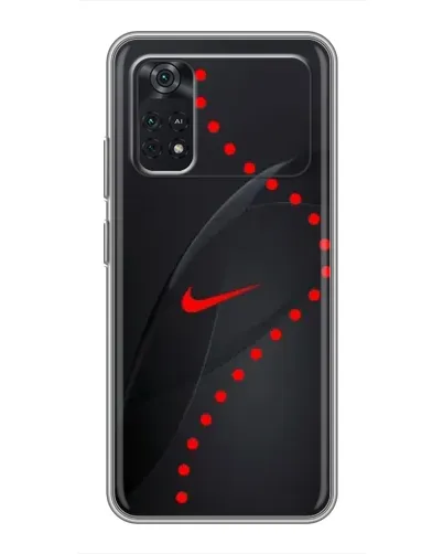 Чехол для Xiaomi POCO M4 Pro 4G с картинкой «Абстрактный дизайн Nike»
