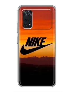Чехол для Xiaomi POCO M4 Pro 4G с картинкой «Nike — вечерний горизонт»
