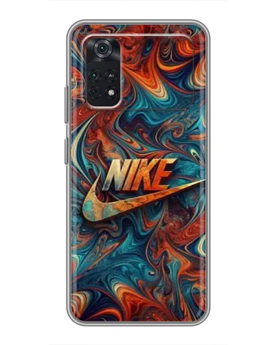 Чехол для Xiaomi POCO M4 Pro 4G с картинкой «Nike в абстракции»