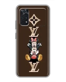 Чехол для Xiaomi POCO M4 Pro 4G с картинкой «LV и Микки Маус»