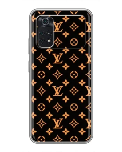 Чехол для Xiaomi POCO M4 Pro 4G с картинкой «Золотая монограмма LV»