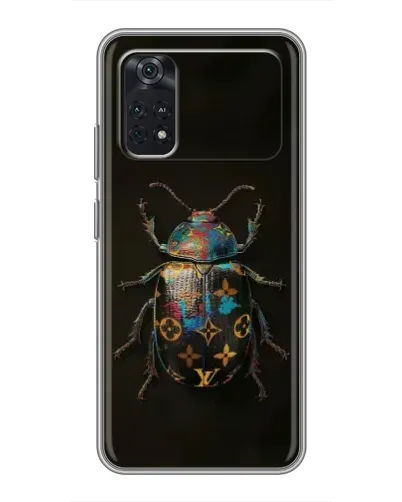 Чехол для Xiaomi POCO M4 Pro 4G с картинкой «LV — мраморный принт»