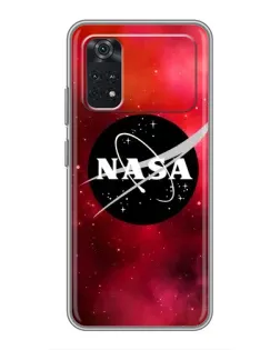 Чехол для Xiaomi POCO M4 Pro 4G с картинкой «NASA — красная туманность»