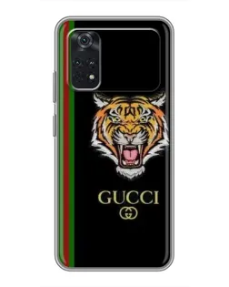 Чехол для Xiaomi POCO M4 Pro 4G с картинкой «Тигр Gucci» Чехол для Xiaomi POCO M4 Pro 4G с картинкой «Тигр Gucci»