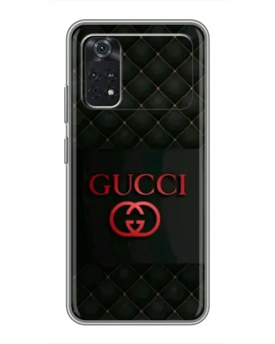 Чехол для Xiaomi POCO M4 Pro 4G с картинкой «Gucci — стеганый черный»