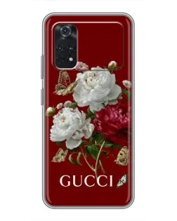 Чехол для Xiaomi POCO M4 Pro 4G с картинкой «Gucci —  сад»