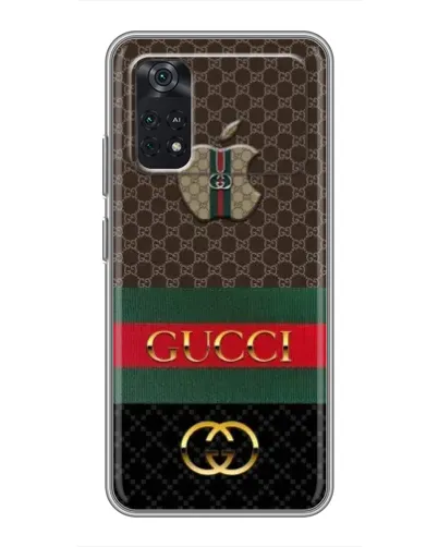 Чехол для Xiaomi POCO M4 Pro 4G с картинкой «Gucci — брендированный десерт»