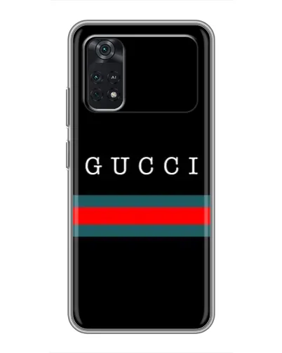 Чехол для Xiaomi POCO M4 Pro 4G с картинкой «Gucci — красный пояс»