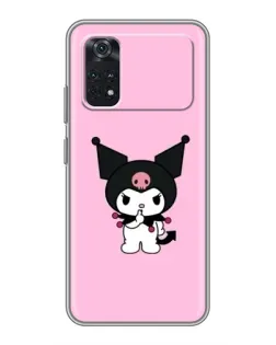 Чехол для Xiaomi POCO M4 Pro 4G с картинкой «Kuromi — розовая нежность»