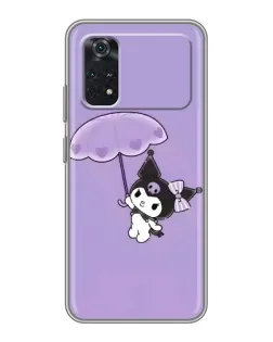 Чехол для Xiaomi POCO M4 Pro 4G с картинкой «Kuromi с зонтиком»