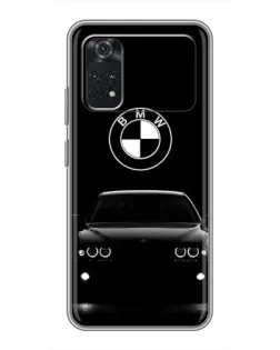 Чехол для Xiaomi POCO M4 Pro 4G с картинкой «BMW — взгляд из темноты»