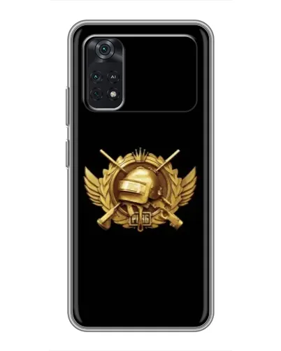 Чехол для Xiaomi POCO M4 Pro 4G с картинкой «PUBG — оранжевый градиент» Чехол для Xiaomi POCO M4 Pro 4G с картинкой «PUBG — оранжевый градиент»