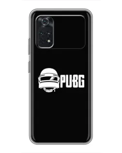 Чехол для Xiaomi POCO M4 Pro 4G с картинкой «PUBG — классический лого»