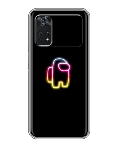 Чехол для Xiaomi POCO M4 Pro 4G с картинкой «Among Us градиент»