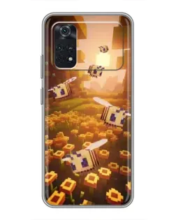 Чехол для Xiaomi POCO M4 Pro 4G с картинкой «Поле подсолнухов»