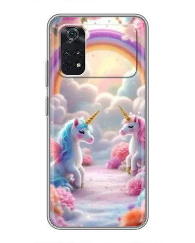 Чехол для Xiaomi POCO M4 Pro 4G с картинкой «Радуга и единороги» Чехол для Xiaomi POCO M4 Pro 4G с картинкой «Радуга и единороги»