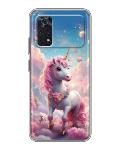 Чехол для Xiaomi POCO M4 Pro 4G с картинкой «Единорог среди облаков» Чехол для Xiaomi POCO M4 Pro 4G с картинкой «Единорог среди облаков»
