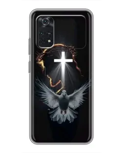 Чехол для Xiaomi POCO M4 Pro 4G с картинкой «Голубь и Свет»