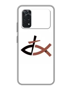 Чехол для Xiaomi POCO M4 Pro 4G с картинкой «Рыба и крест»