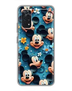 Чехол для Xiaomi POCO M4 Pro 4G с картинкой «Паттерн Микки и Минни»