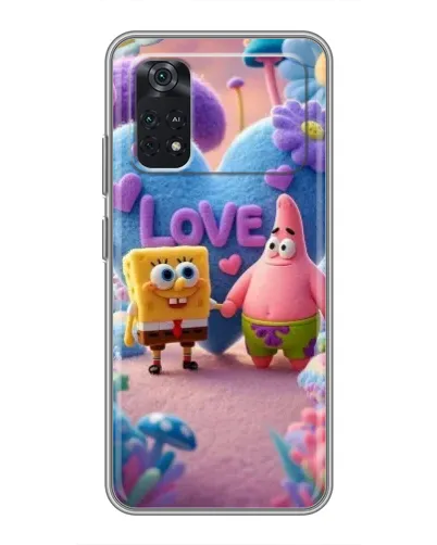 Чехол для Xiaomi POCO M4 Pro 4G с картинкой «Губка Боб Патрик» Чехол для Xiaomi POCO M4 Pro 4G с картинкой «Губка Боб Патрик»