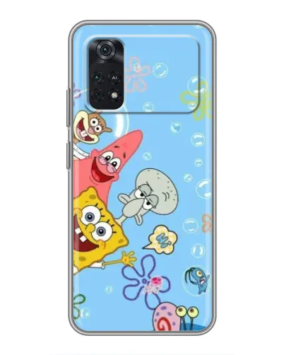 Чехол для Xiaomi POCO M4 Pro 4G с картинкой «Веселые пузырьки» Чехол для Xiaomi POCO M4 Pro 4G с картинкой «Веселые пузырьки»