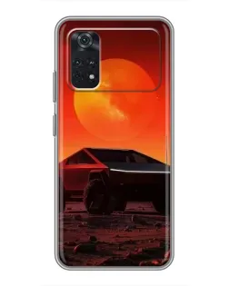 Чохол для Xiaomi POCO M4 Pro 4G з картинкою «Cybertruck на Марсі» Чохол для Xiaomi POCO M4 Pro 4G з картинкою «Cybertruck на Марсі»