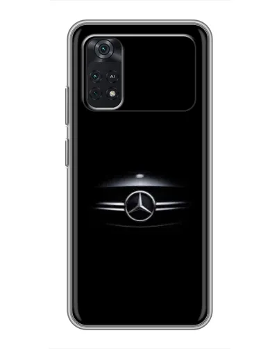 Чехол для Xiaomi POCO M4 Pro 4G с картинкой «Mercedes — абстрактные линии»