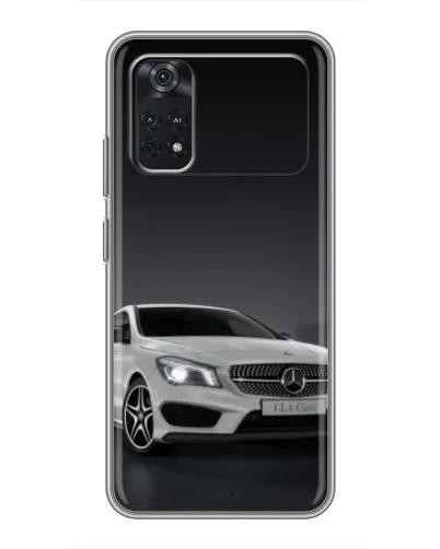 Чехол для Xiaomi POCO M4 Pro 4G с картинкой «Mercedes AMG GT Silver»