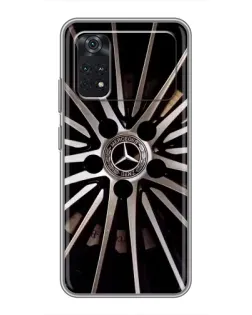 Чехол для Xiaomi POCO M4 Pro 4G с картинкой «Диск Mercedes»