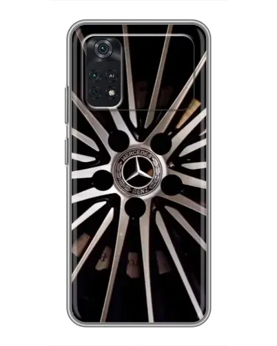 Чехол для Xiaomi POCO M4 Pro 4G с картинкой «Диск Mercedes»