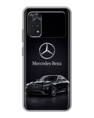 Чехол для Xiaomi POCO M4 Pro 4G с картинкой «Mercedes — решетка радиатора»
